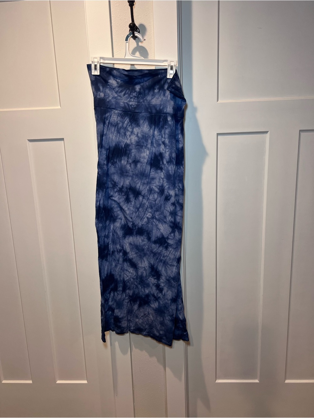 Olive & Oak Navy Tie-Dye Tube Dress